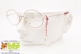 METALVISTA mod. 1249 209, Vintage oval eyeglass frame white & red underlined, New Old Stock 1970s