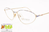 LINO VENEZIANI mod. L.V. 347-614, Vintage triangular eyeglass frame women marbled, New Old Stock
