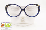 STENDHAL Paris mod. MAFFAIR 558 GF1, Vintage blue women frame round rare, New Old Stock