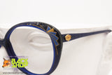 STENDHAL Paris mod. MAFFAIR 558 GF1, Vintage blue women frame round rare, New Old Stock