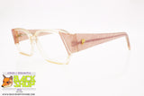 PREMIER mod. O 87-17 322, Vintage massive reading glasses frame women pink glittered, New Old Stock 1980s