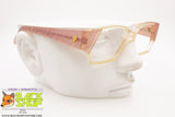 PREMIER mod. O 87-17 322, Vintage massive reading glasses frame women pink glittered, New Old Stock 1980s