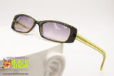 BLUE BAY by SAFILO B&B 309/S Vintage squared sunglasses, yellow highlighter, New Old Stock
