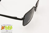 BLUE BAY by SAFILO B&B 72/S Vintage squared sunglasses, total black, New Old Stock