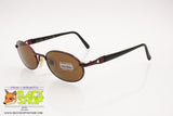BROOKS BROTHERS mod. B.B. 180S Vintage oval sunglasses red metallic frame, New Old Stock