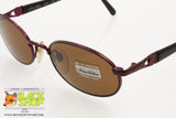 BROOKS BROTHERS mod. B.B. 180S Vintage oval sunglasses red metallic frame, New Old Stock