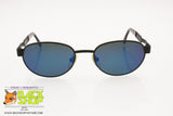 BYBLOS mod. 623-S Sunglasses blue mirrored lenses crystal glass material, New Old Stock