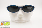 SERGIO TACCHINI S.T. 1549-S Vintage Sunglasses oval rims, traslucent blue acetate, New Old Stock 90s