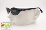 SERGIO TACCHINI S.T. 1549-S Vintage Sunglasses oval rims, traslucent blue acetate, New Old Stock 90s