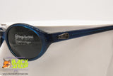 SERGIO TACCHINI S.T. 1549-S Vintage Sunglasses oval rims, traslucent blue acetate, New Old Stock 90s