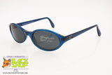 SERGIO TACCHINI S.T. 1549-S Vintage Sunglasses oval rims, traslucent blue acetate, New Old Stock 90s