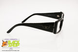 VALENTINO Squared black Sunglasses Frame, Glasses frame, classic logo, New Old Stock 1990s