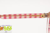 APRILIA EYEWEAR line. FANTASIA 29 285, Women's eyeglass frame clear & Striped, New Old Stock