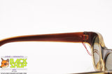 Vintage 1950s Sunglasses, brown & clear old polymer plastic frame glass lenses, New Old Stock