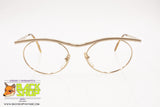 United colors of Benetton mod. BEN SUN 718-501 Hype Space age frame glasses, golden satin & lucite, New Old Stock 1990s