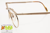United colors of Benetton mod. BEN SUN 718-501 Hype Space age frame glasses, golden satin & lucite, New Old Stock 1990s