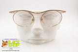United colors of Benetton mod. BEN SUN 718-501 Hype Space age frame glasses, golden satin & lucite, New Old Stock 1990s