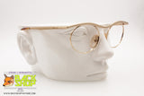United colors of Benetton mod. BEN SUN 718-501 Hype Space age frame glasses, golden satin & lucite, New Old Stock 1990s