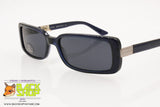 VALENTINO mod. 5105/S Vintage Sunglasses, blue acetate silver details, New Old Stock 1990s