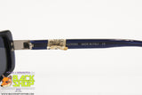 VALENTINO mod. 5105/S Vintage Sunglasses, blue acetate silver details, New Old Stock 1990s