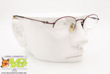 RALPH LAUREN mod. 576 WV8, Oval eyeglass frame women cherry metallized tones, New Old Stock