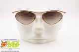 ESSENCE 946 Gold/Satin Gold Vintage Dandy Sunglasses, rhombus lenses, New Old Stock