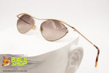 ESSENCE 946 Gold/Satin Gold Vintage Dandy Sunglasses, rhombus lenses, New Old Stock