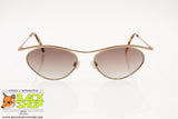 ESSENCE 946 Gold/Satin Gold Vintage Dandy Sunglasses, rhombus lenses, New Old Stock