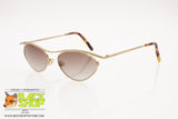 ESSENCE 946 Gold/Satin Gold Vintage Dandy Sunglasses, rhombus lenses, New Old Stock