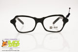 O-SIX GLASSES mod. 066 110 Crazy/funky black eyeglass frame, thick acetate, New Old Stock