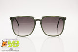 BLUE BAY mod. Nairobi Vintage Sunglasses, Green tones metal inserts, Wayfarer restyle, New Old Stock 90s