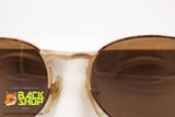DAYTONA mod. DA 868 HE2 Vintage Sunglasses round/oval golden brown dappled, New Old Stock 1990s