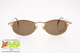 VILLAGE by MARCOLIN mod. 6211 804 Vintage sunglasses oval, golden dappled brown, New Old Stock 1980s