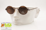 Paco Rabanne mod. XS little round sunglasses brown dappled , Total metal frame hipster dandy style , New Old Stock 1990s