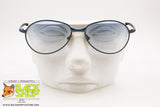 SISLEY mod. SLY 515 460 Ovaloid Vintage Sunglasses, blue shaded lenses, New Old Stock 1990s