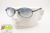 SISLEY mod. SLY 515 460 Ovaloid Vintage Sunglasses, blue shaded lenses, New Old Stock 1990s