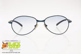 SISLEY mod. SLY 515 460 Ovaloid Vintage Sunglasses, blue shaded lenses, New Old Stock 1990s