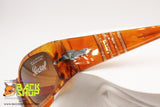 PERSOL mod. 2725-S 523/3C Squared Sunglasses striped acetate orange/brown tone, New Old Stock