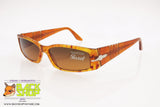 PERSOL mod. 2725-S 523/3C Squared Sunglasses striped acetate orange/brown tone, New Old Stock
