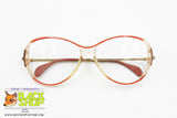 PERSOL RATTI mod. 960, Vintage acetate frame with red eyebrows, made in Italy, New Old Stock