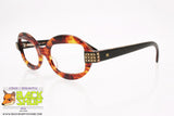 NOUVELLE VAGUE mod. IMAN 47, Rare glasses frame geometric, strass/rhinestones, New Old Stock 1990s