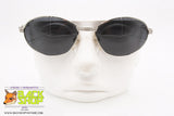 CHARRO mod. CH 04-2, Vintage oval sunglasses silver frame designer arms, New Old Stock 1990s
