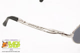CHARRO mod. CH 04-2, Vintage oval sunglasses silver frame designer arms, New Old Stock 1990s