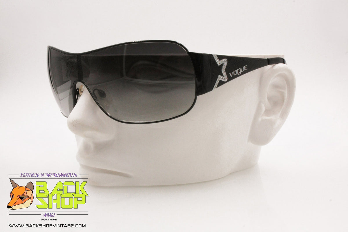 VOGUE VO3640-SB Vintage Mask Sunglasses adorned, mono lens