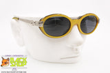 CHAGALL by VISIBILIA mod. LL45044 223, Vintage oval sunglasses, yellow silver, New Old Stock 1990s
