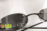GUCCI mod. GG 1714/S 006 Vintage rimless sunglasses, oval lenses, Deadstock defects