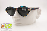 GIUGIARO mod. G-608 Vintage Round Sunglasses, Pop rainbow pattern, New Old Stock
