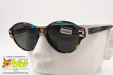 GIUGIARO mod. G-608 Vintage Round Sunglasses, Pop rainbow pattern, New Old Stock