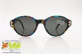 GIUGIARO mod. G-608 Vintage Round Sunglasses, Pop rainbow pattern, New Old Stock