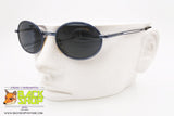 CLARK mod 2041 3, Vintage oval sunglasses, intense metallic blue, New Old Stock